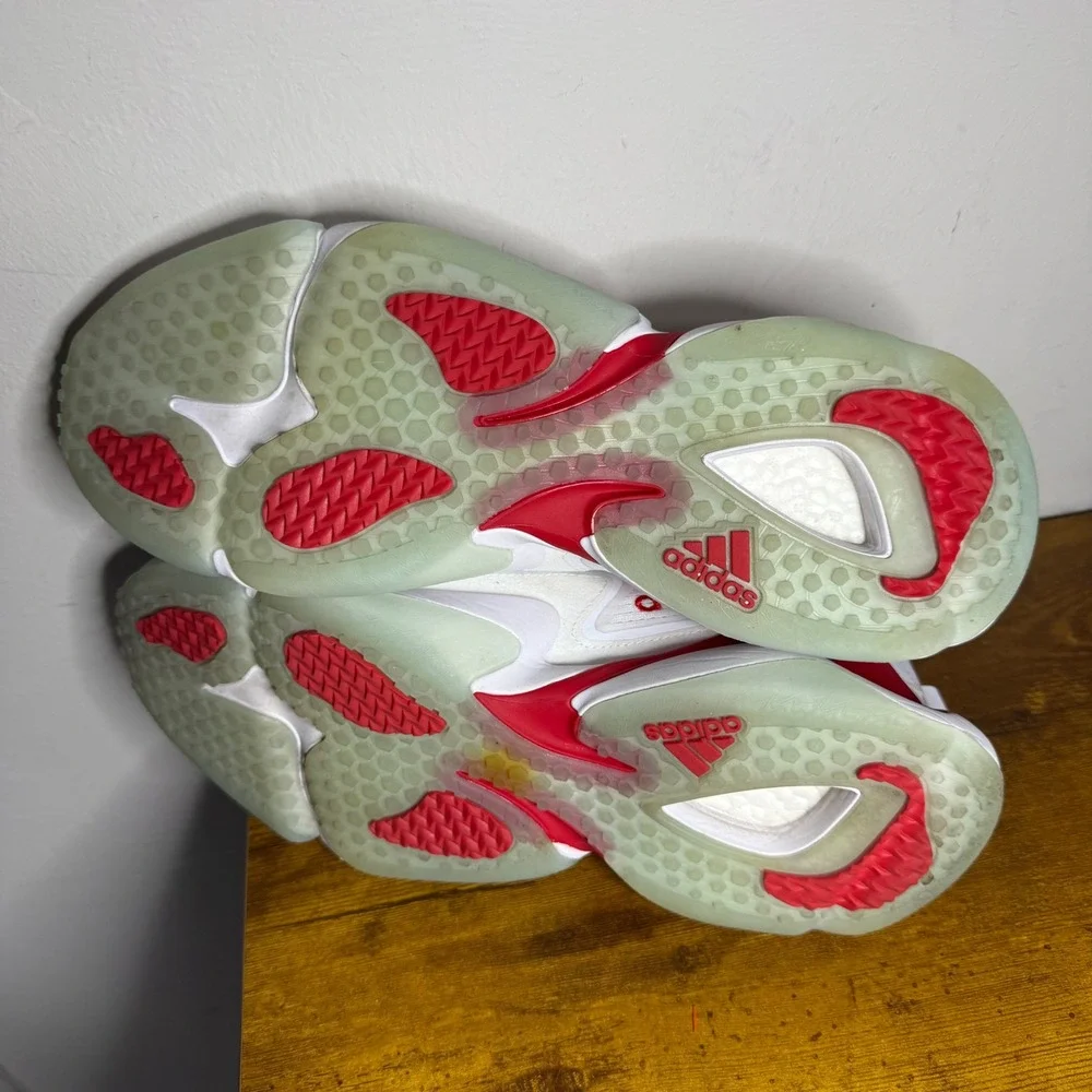 Adidas Mahomes 1 Impact FLX Basketball Shoes Mens Size 12.5 White Red